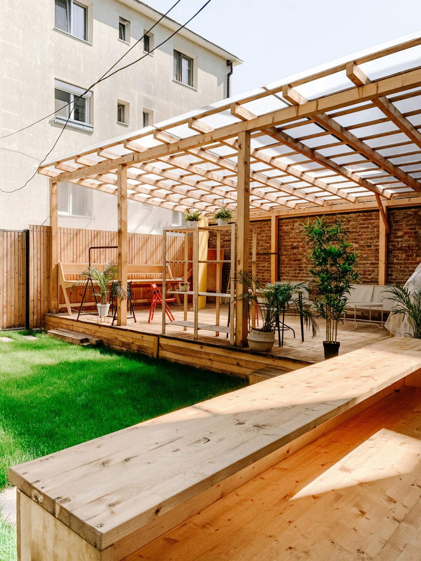 Patio/Deck in construction